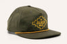 a Greenbelt Rope Hat with the word Zilker Belts on it.